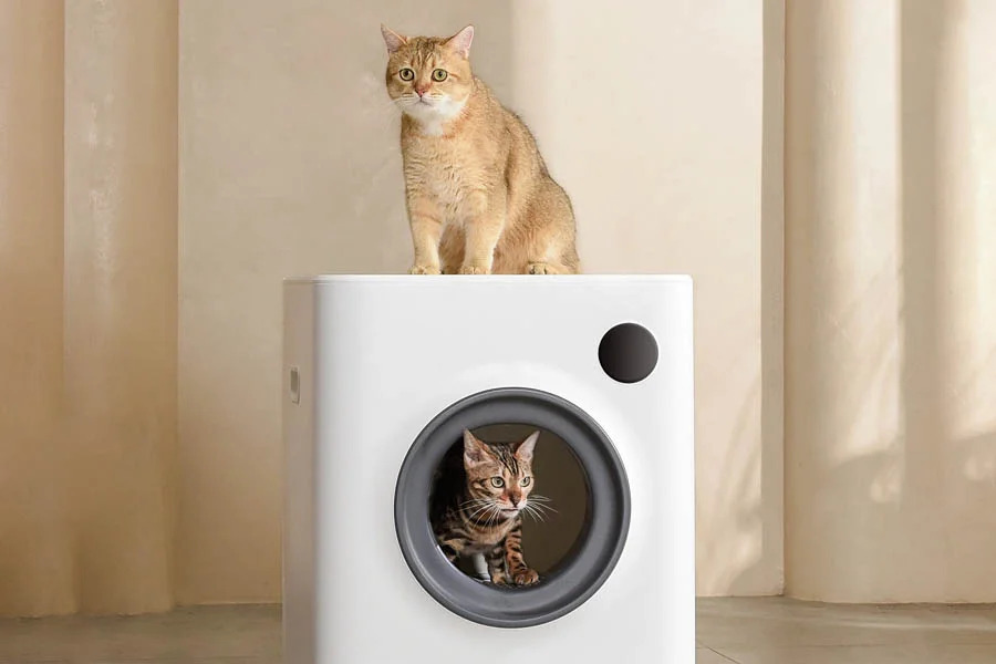 self cleaning litter box