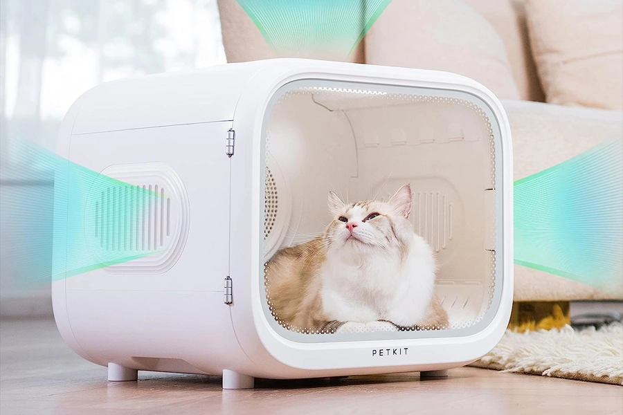 temperature controlled pet drying box